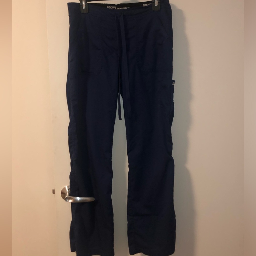 Blue scrub pants
